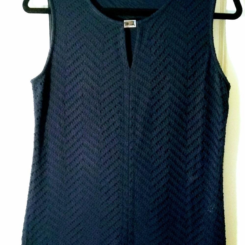 Calvin Klein Blue Sleeveless Top